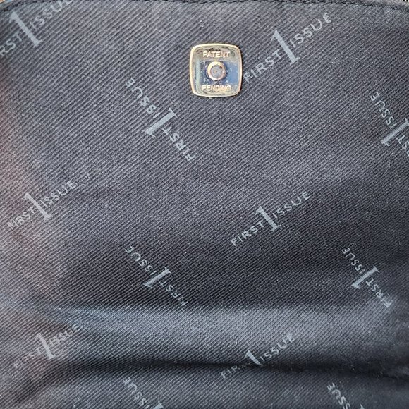 First Issue Black Faux Leather Shoulder Bag - Picture 10 of 16